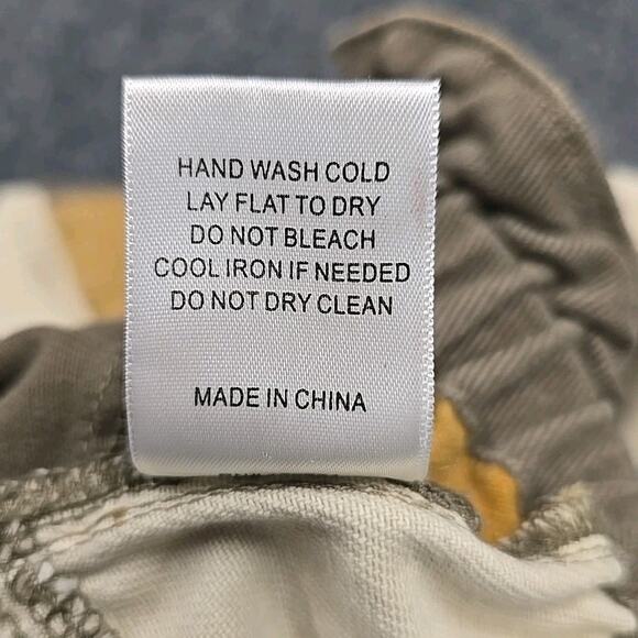 Oli & Hali Patchwork Paperbag Cargo Pants M Boho Utility Earthy Mineral Wash - Picture 7 of 16